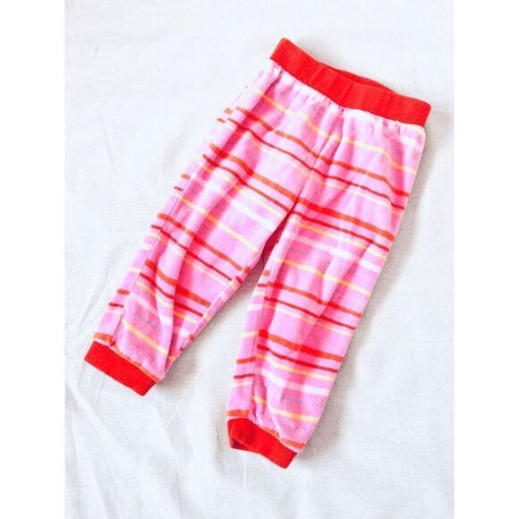 H&M Baby Toddler 12-18 Months Knit Velour Striped Bottoms BUY 2 GET 1 FREE - Picture 1 of 3